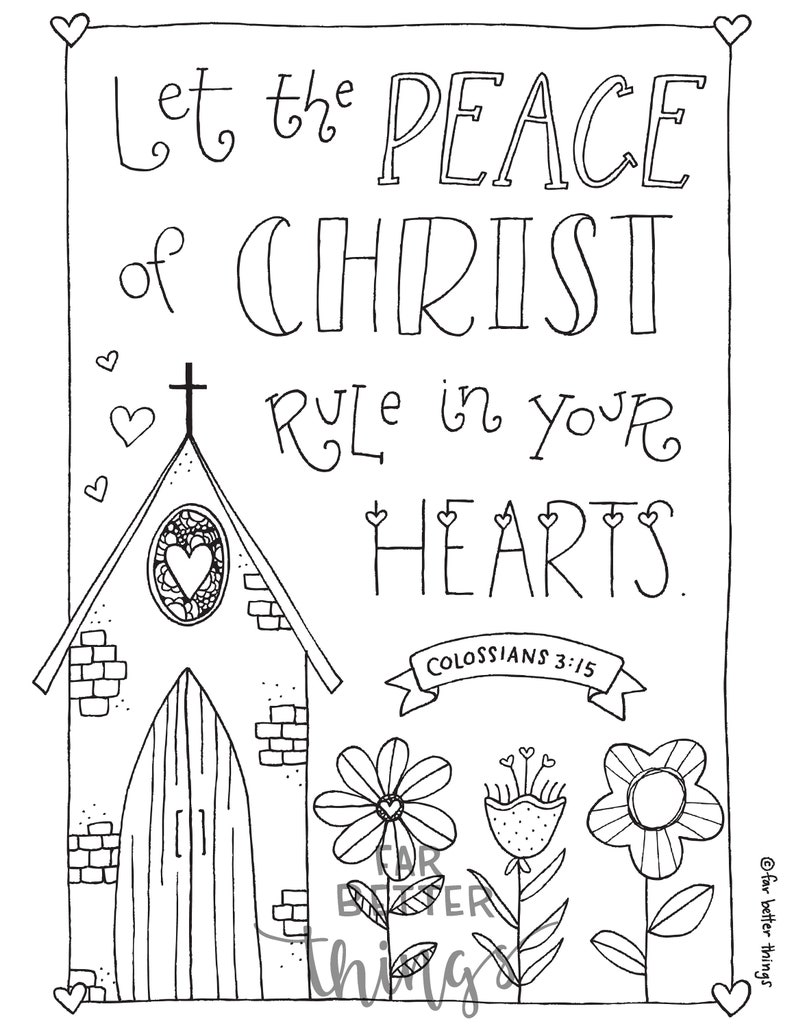 bible verse coloring page colossians 315 printable bible