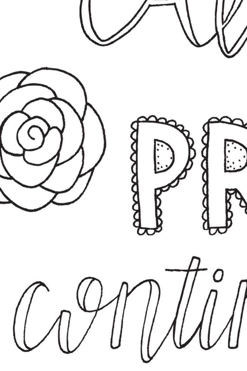 Download Bible Verse Coloring Page Be Joyful I Thessalonians | Etsy