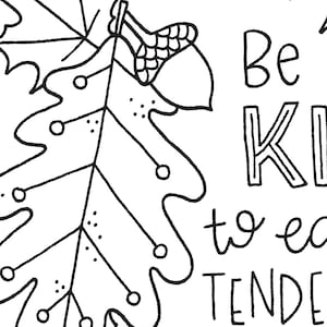 Bible Verse Coloring Page - Ephesians 4:32 - Printable Digital Download, Bible Coloring Page, Christian Kids Activity, Sunday School Craft image 5