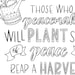 Bible Verse Coloring Page James 3:18 Printable Digital Download, Bible ...