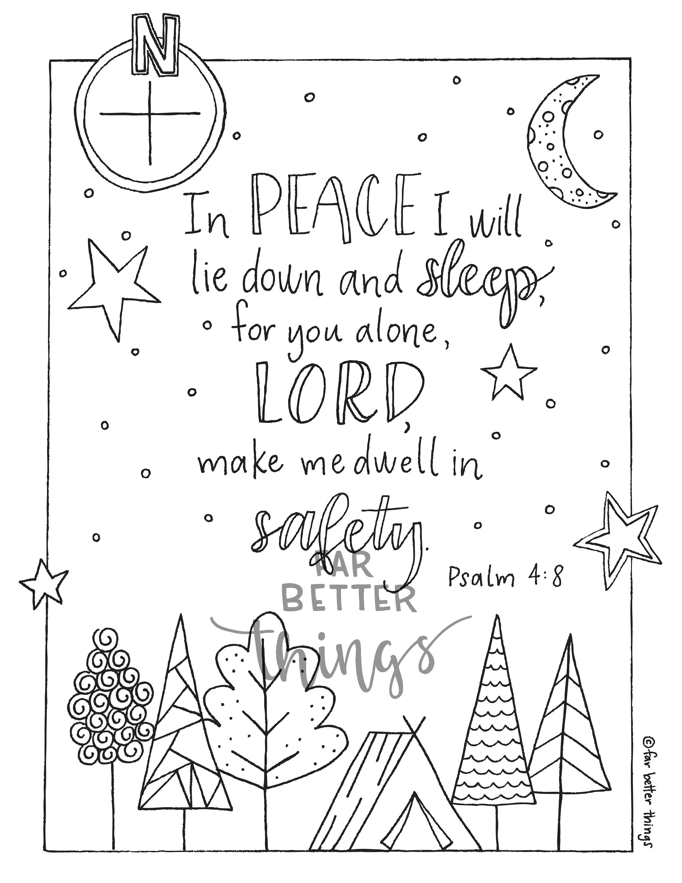 Coloring Bible Psalm Verse Printable Pages Psalms Salvation Kids Sheets coloring-bible-psalm-verse-printable-pages-psalms-salvation-kids-sheets