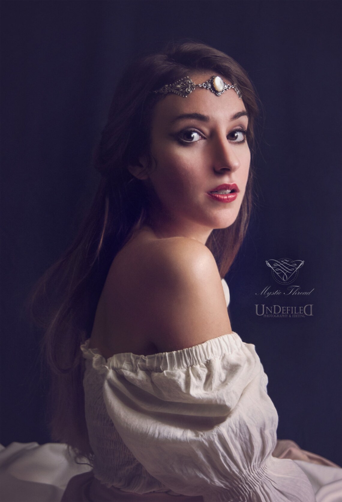 Mother of Pearl Gem Gothic Victorian Wedding Bridal Circlet - Etsy