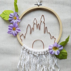 Château Broderie Hoop Wall Hanging