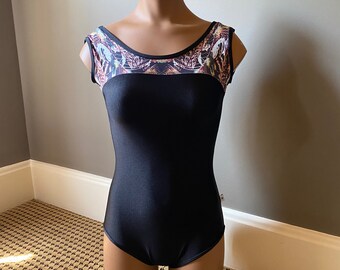 New Style! Ready to Ship. Feather Collection! One of a kind leotard - ballet leotard by Yukitard