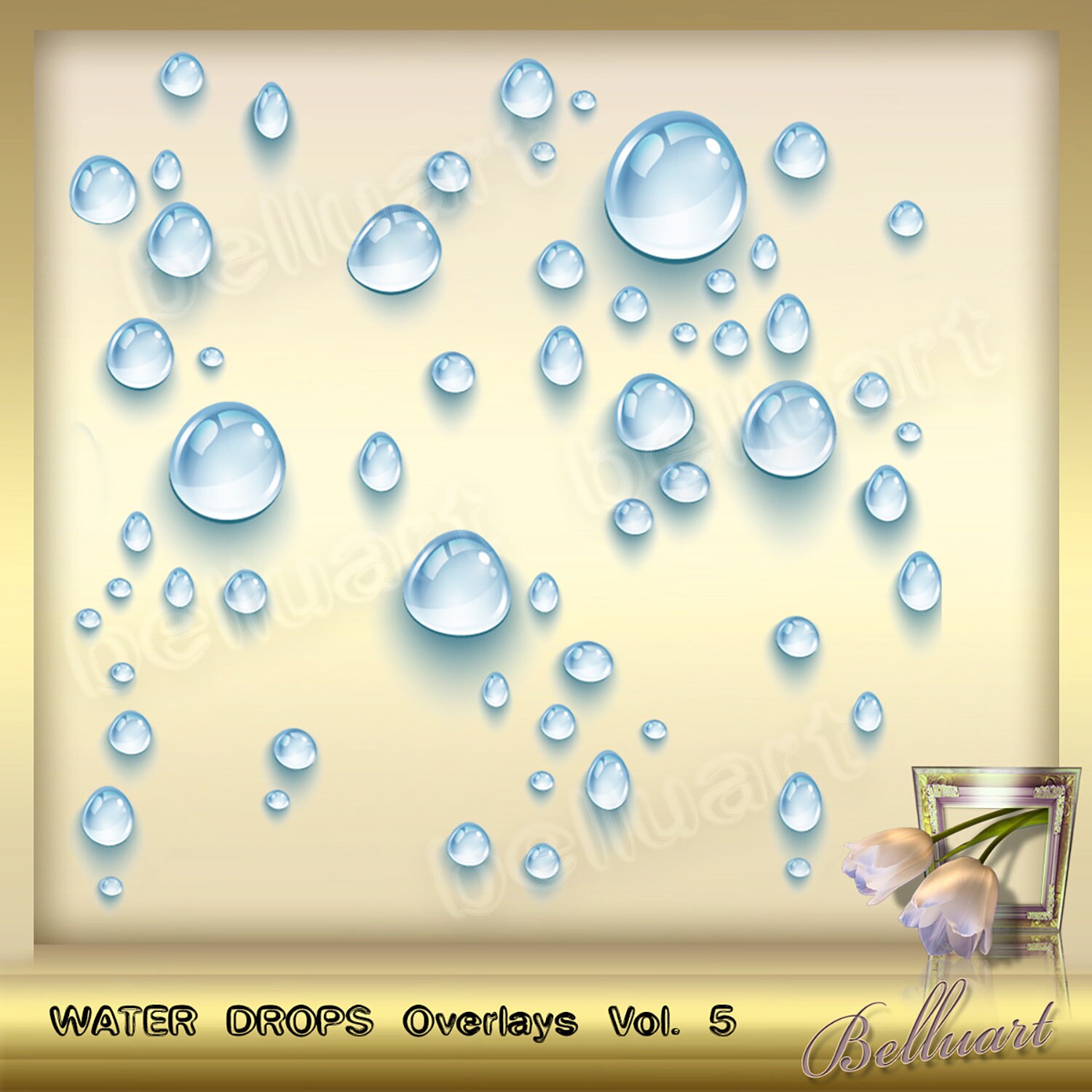 30 Water Drops Overlays Vol. 5 Raindrops overlays Foto Etsy