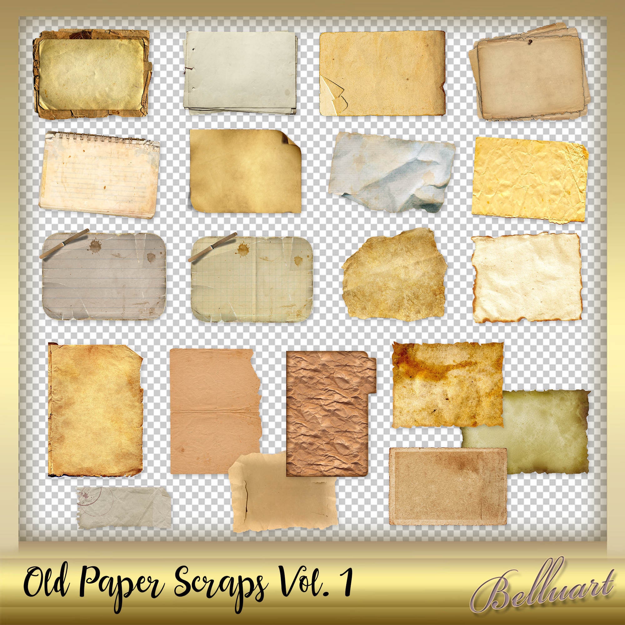 Old Note Paper Png