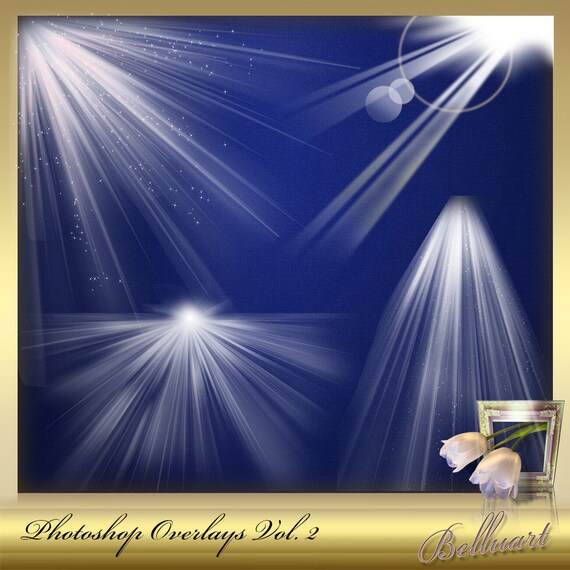 10 Photoshop Overlays Vol 2 Sun Light Overlays Natural Etsy