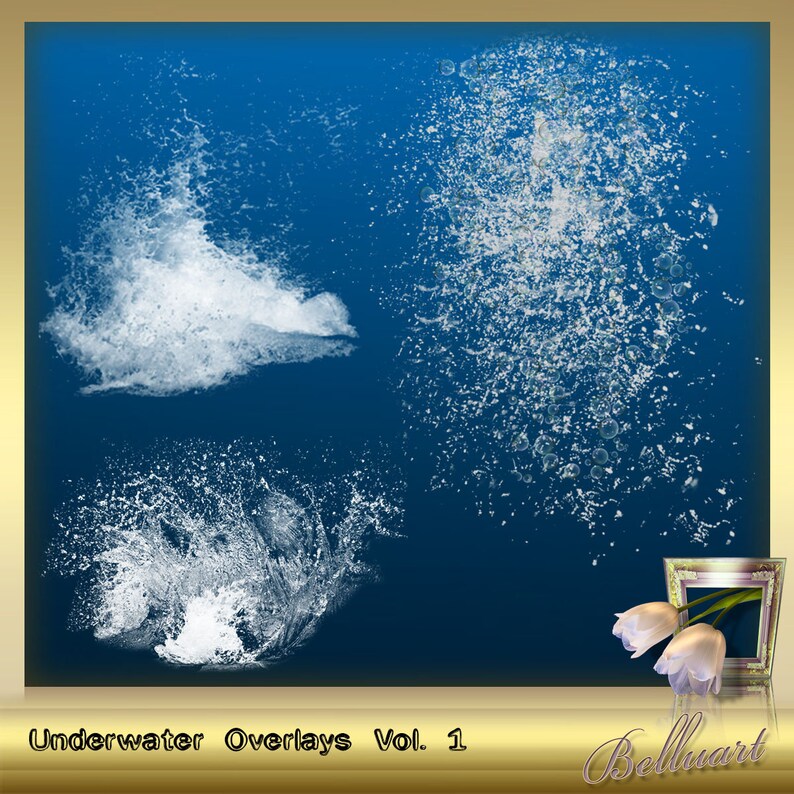 12 Underwater Overlays Vol. 1 Water Drops Overlays Ocean Etsy Australia