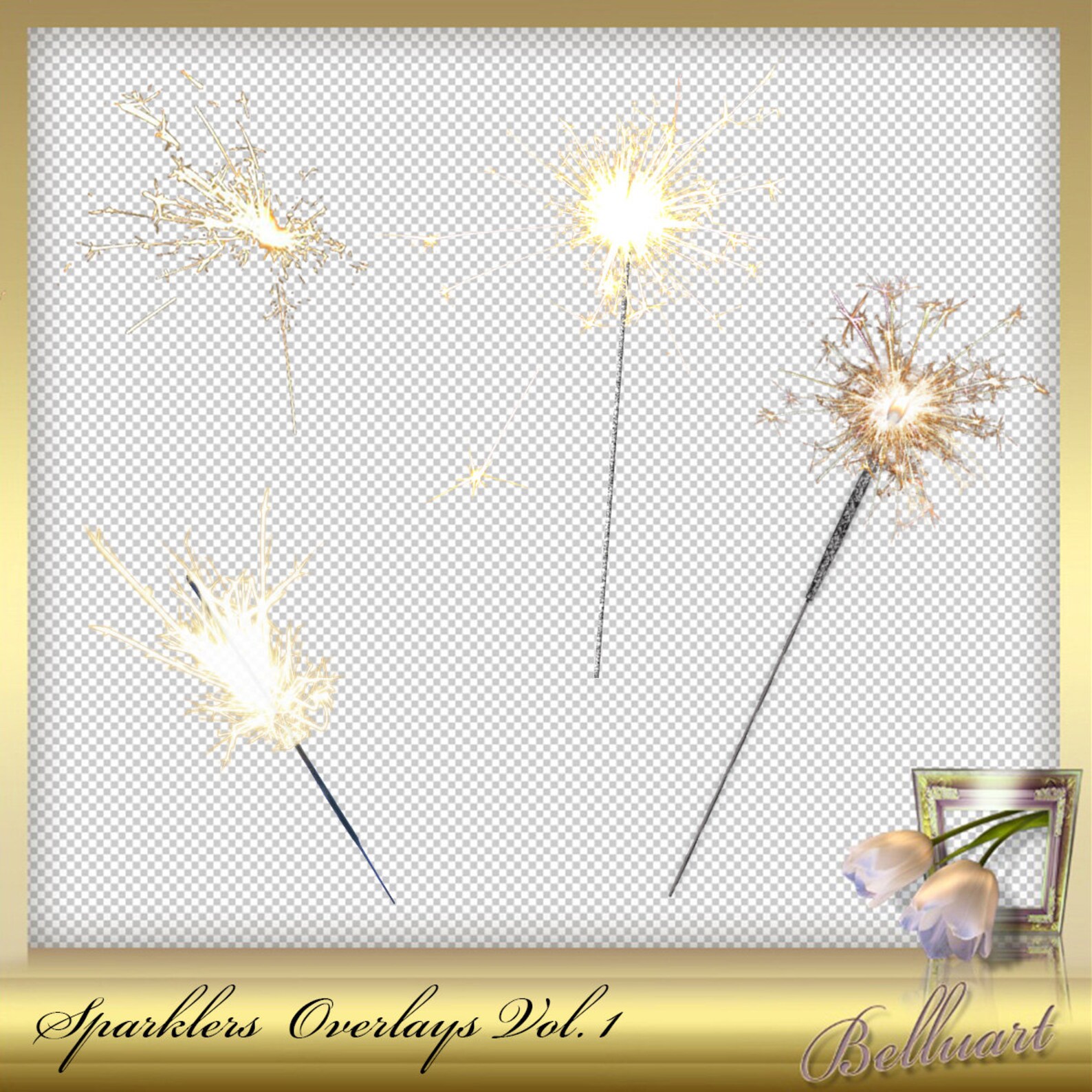 10 Sparkler Overlays Vol. 1 Wedding Sparklers Etsy