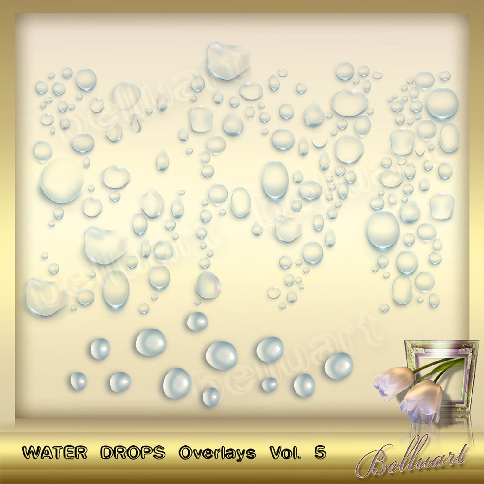 30 Water Drops Overlays Vol. 5 Raindrops overlays Foto Etsy