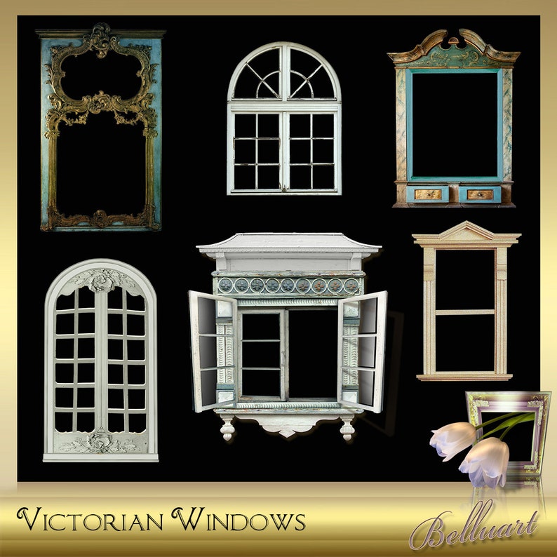 10 Victorian Window Frames Window Photo Frame Etsy Australia