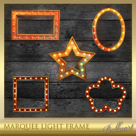 Kvalifikation Kurv bundt Marquee Light Digital Frame Light Bulb Frame Vintage Light - Etsy