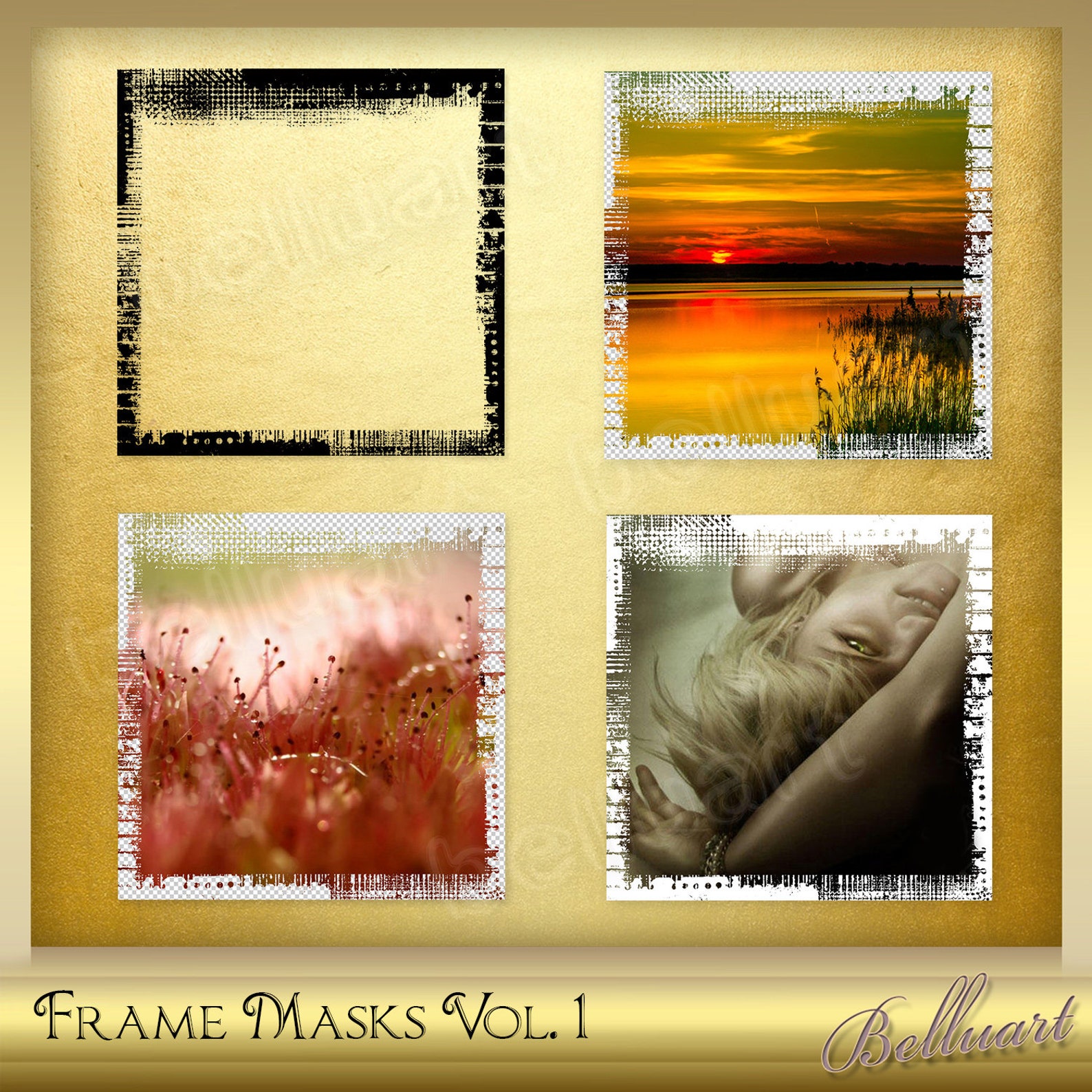 10 Frame Masks Vol. 1 Clipping Masks Brush Mask Etsy