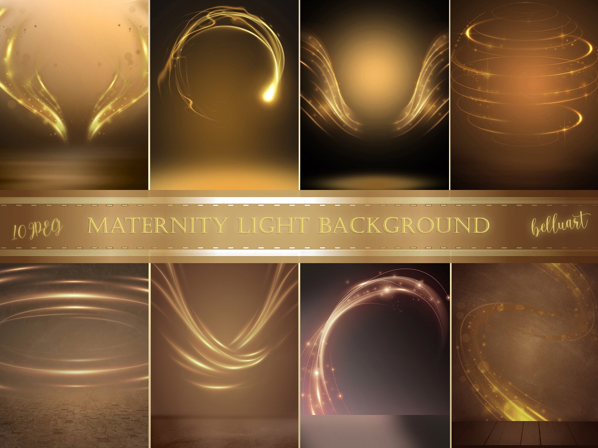 Maternity Light Background Ring Overlays for Studio Etsy