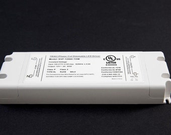 Dimmable UL listed LED driver for wall sconces and small lighting fixtures