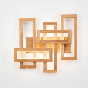 Wooden sconce-PLEX-LED-Loft wooden light-Loft-designer lighting-modern lighting-wooden-modern-wooden art-modern deco-sconce Natural Oak
