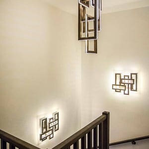 Wooden sconce-PLEX-LED-Loft wooden light-Loft-designer lighting-modern lighting-wooden-modern-wooden art-modern deco-sconce 画像 7