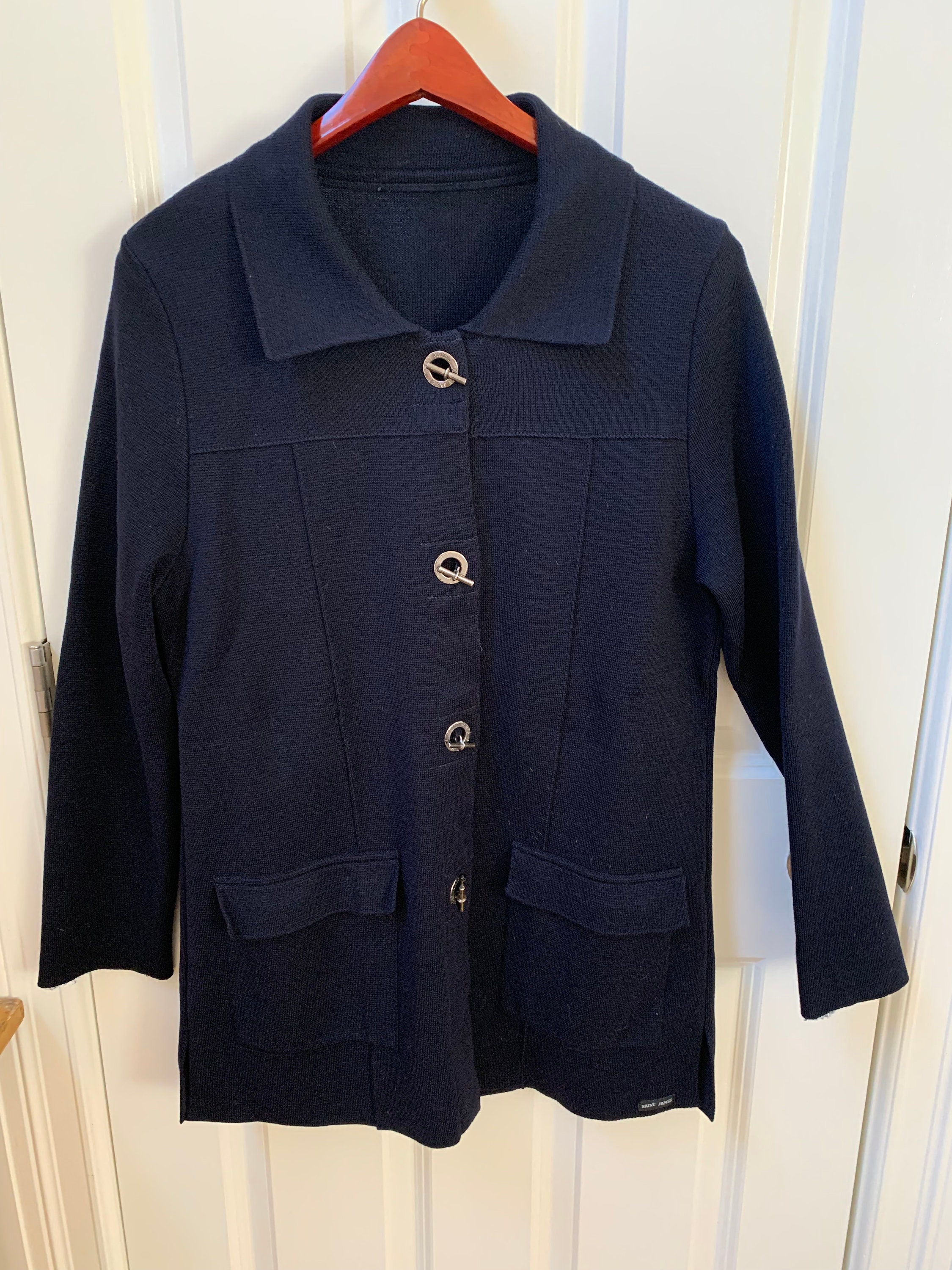 新作からSALEアイテム等お得な商品満載 Saint James Wool Cardigan - Etsy カットソー(長袖/七分)