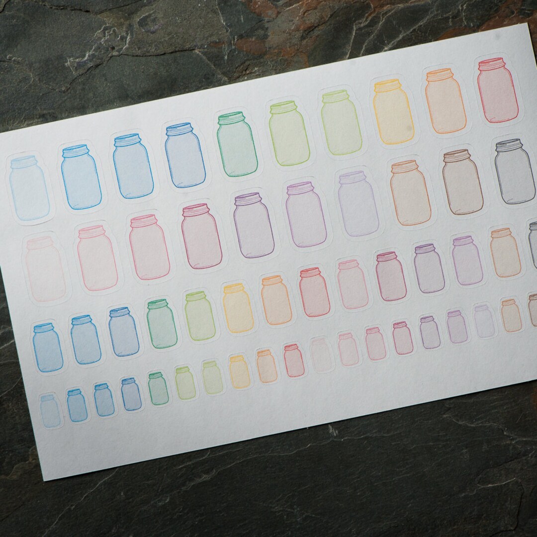 Canning Stickers for Erin Condren Life Planner, Plum Paper Planner ...