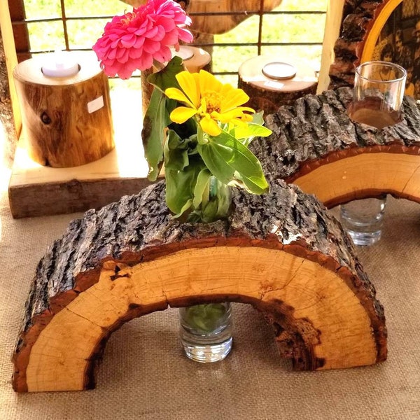 Log Vase - Etsy