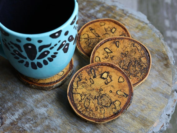Marble best sale drink coasters