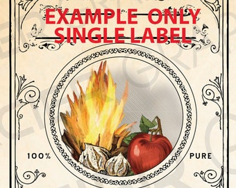 You Edit You Print JPG Fire Cider Label Download EDITABLE Fire Cider Canning Labels Digital Download Labels Instant Download Fire Brew Gift