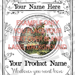 Honey Labels Vintage Raw Honey Tags Honey Gift Labels Digital Download DIY Honey Wedding Favors Labels Template YOU ADD Text