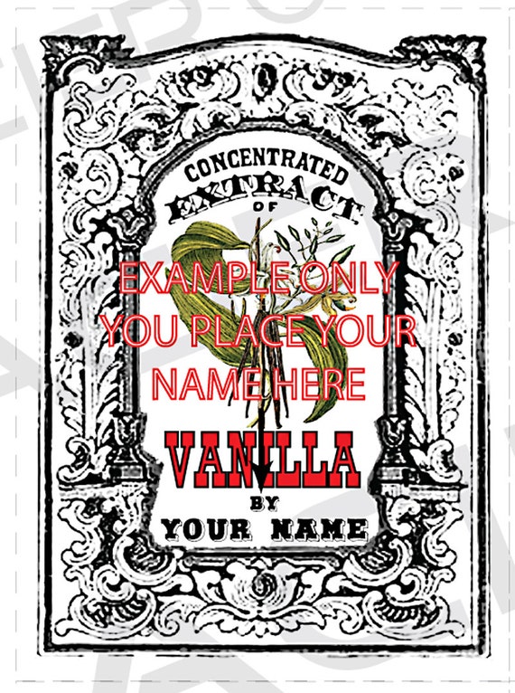 Vanilla Extract Labels Free For Personal Use Crafty Crafty Regarding  Homemade Vanilla Extract Label T…