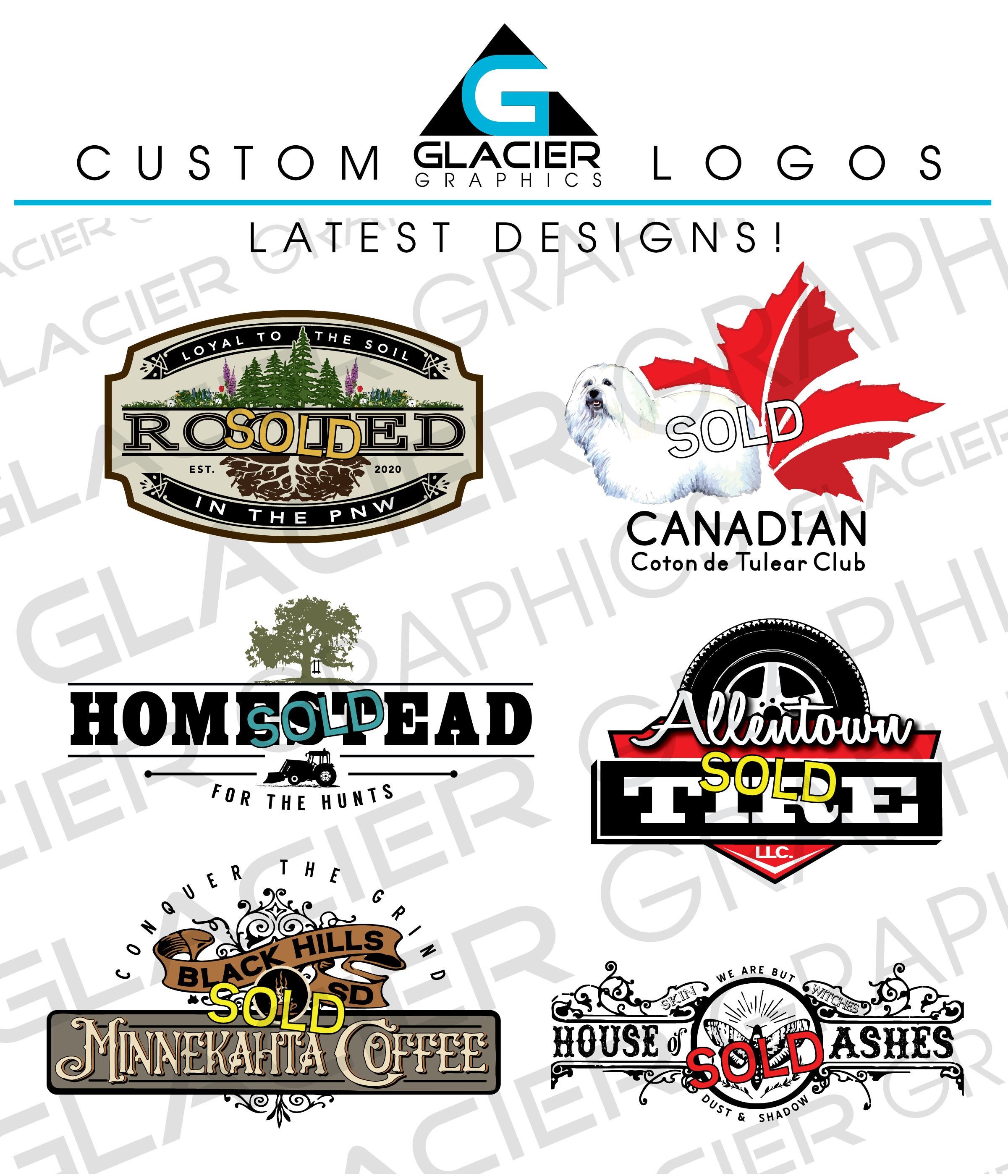 Professional Custom Logo Design Small Business Logo Design Etsy