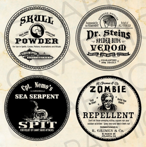 Poison Bottle Labels Halloween Potion Labels Poison Labels photo regarding Free Printable Halloween Poison Bottle Labels referred to as Poison Bottle Labels Halloween Potion Labels Poison Labels