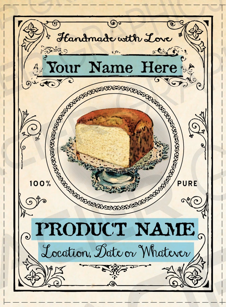 homemade bread label editable gift tags bread label baking
