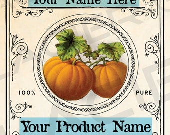 Pumpkin Canning Label Pumpkin Butter Label Pumpkin Gift Tags EDITABLE DIY Printable Pumpkins Tag Rustic Pumpkin Tag Canning Labels