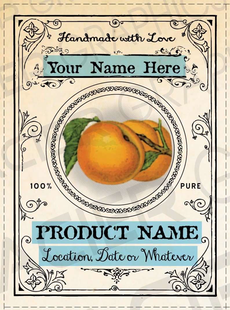 DIY Apricots Label Canning Labels Download Apricot Canning Tags EDITABLE Digital Download Printable Tag Instant Download Gift Tag image 2