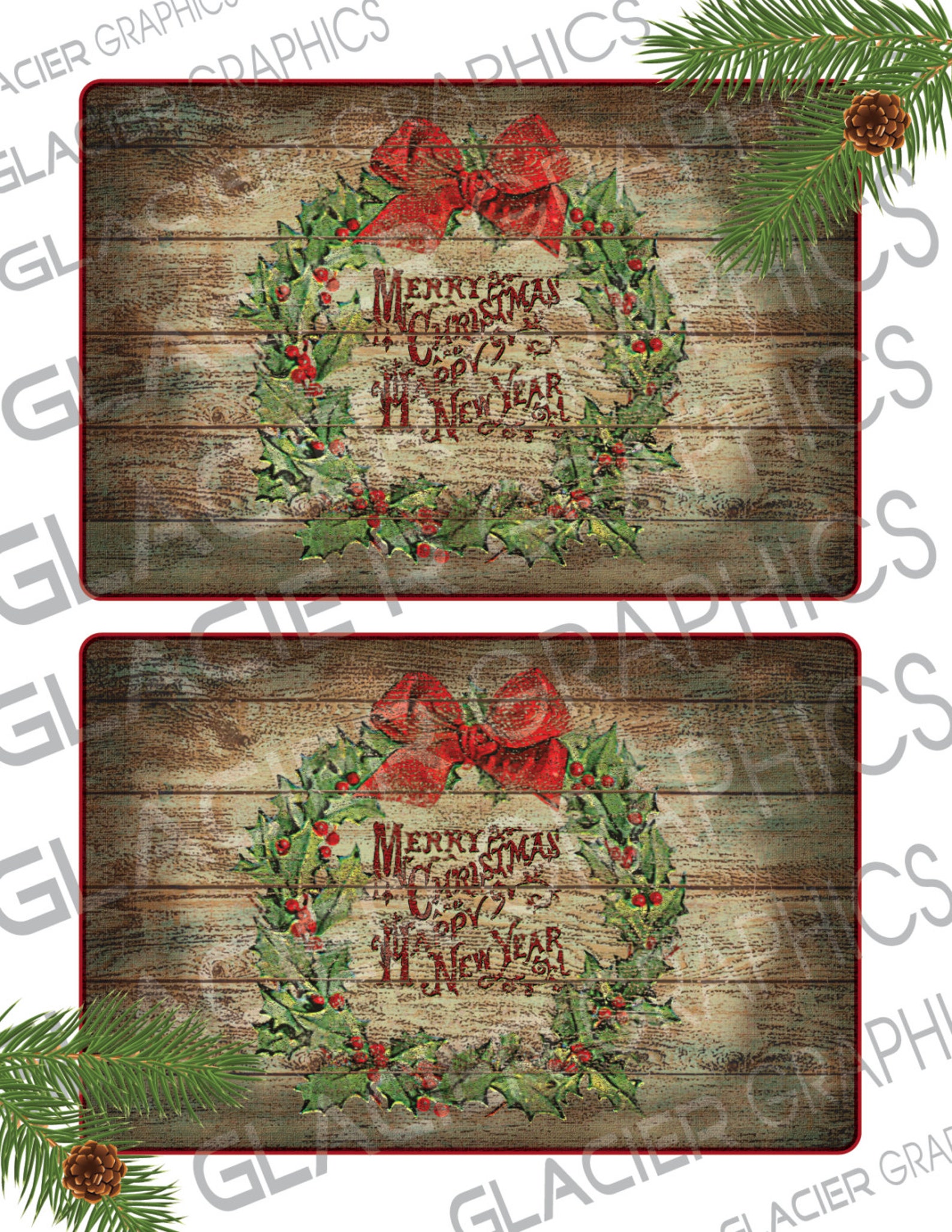 Vintage Country Christmas Primitive Labels Digital Download | Etsy