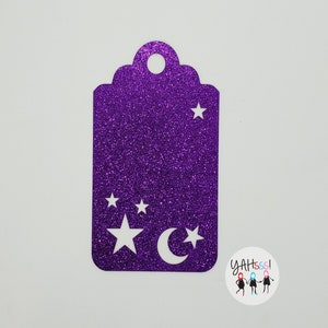 Glitter Gift Tags - Stars & Moons