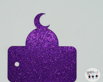 Glitter Gift Tags - Masjid