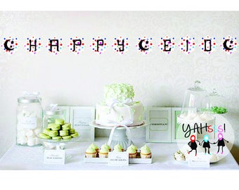 Happy Eid Banner DIY Instant download