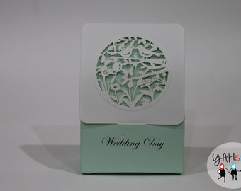 Mint Wedding Day Party Favor Box- Pack of 20