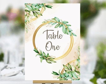 Rustic Wedding Table Numbers | Table Numbers | Personalised | Wedding Sign