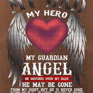 Personalized memorial png, In Memory of Dad png, Mom in heaven png, memory clipart, guardian angel png, rest in peace png