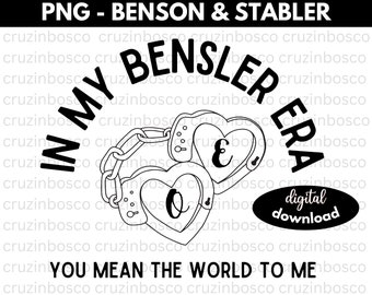 In My Bensler Era PNG, Benson Stabler Shirt, Coffee Mug, Best Gift, Olivia, Elliot, Ship Sublimation Design