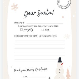 Querido Papai Noel Carta