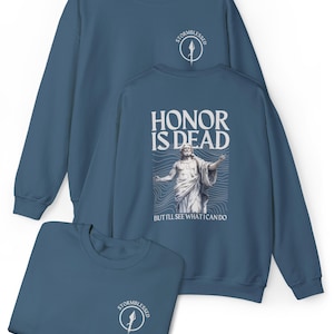 Sweat-shirt bleu-tempête
