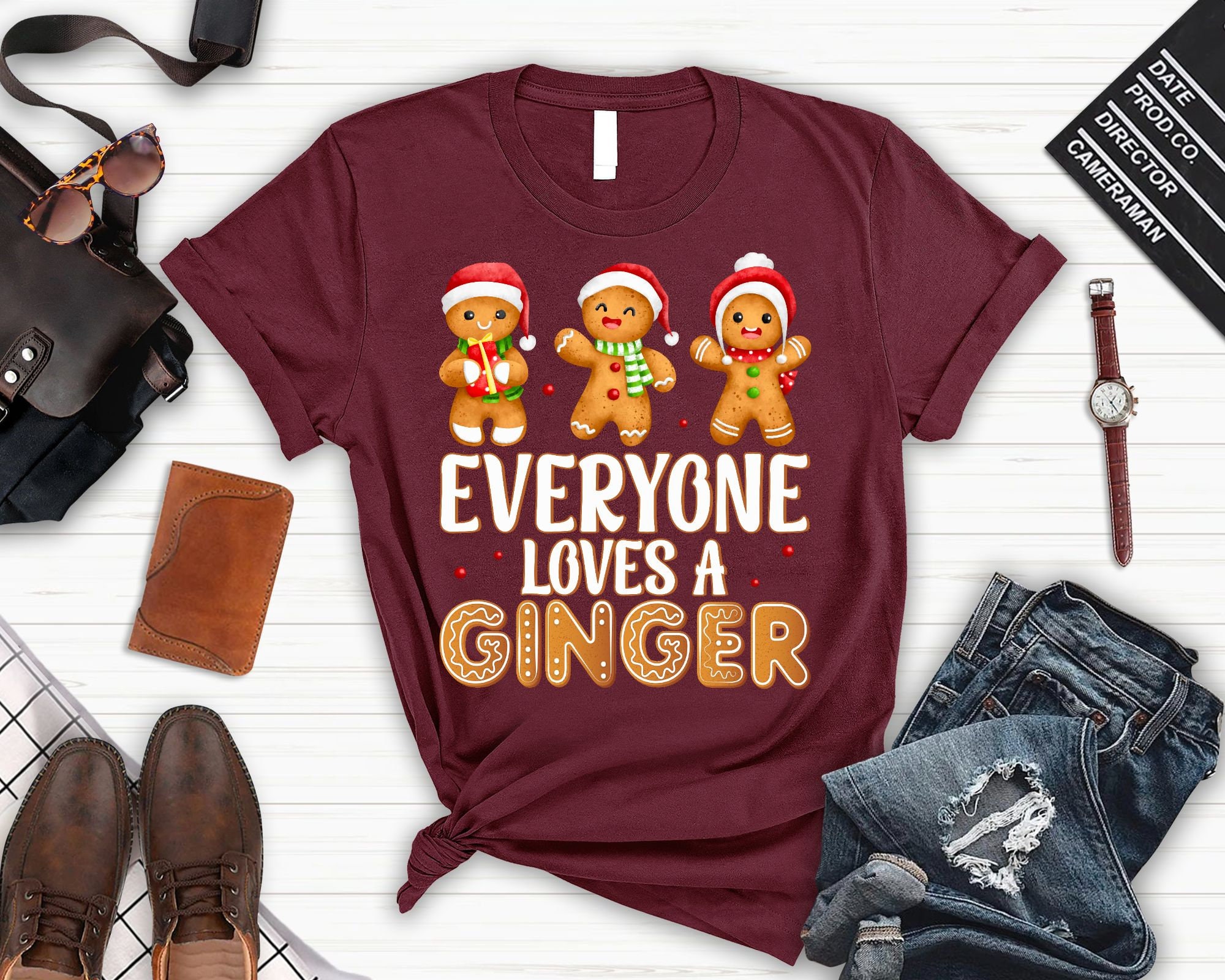 Discover Redhead Shirt, Everyone Loves A Ginger Shirt, Gingerbread Shirt