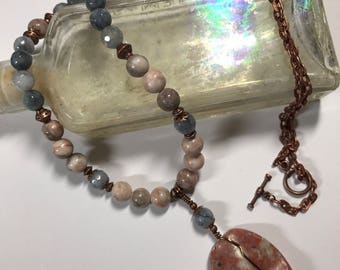 Pink Lepidolite Necklace