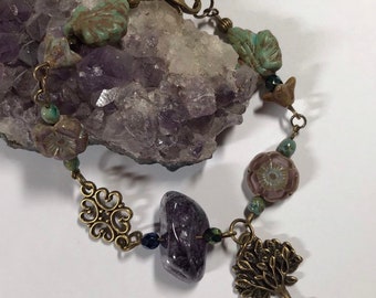 Amethyst Tree Of Life Bracelet