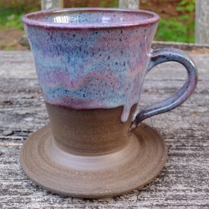 Handmade Ceramic Pour Over Coffee Brewer/Dripper in Peace glaze