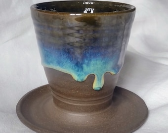 Handmade Ceramic Pour Over Coffee Brewer/Dripper in Primal Glaze