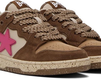 SK8 Sta #6 Brown Pink - Basketball, Sneakers, shoes, Trainers, Fitness, Men sneakers, Women's sneakers