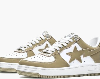 Sta Patent Leather White Khaki (2023) - Basketball, Sneakers, shoes, Trainers, Fitness, Men sneakers, Women's sneakers